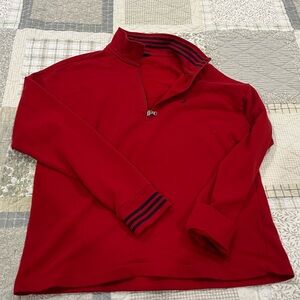 Women’s Nautica Red Half-Zip Sweater